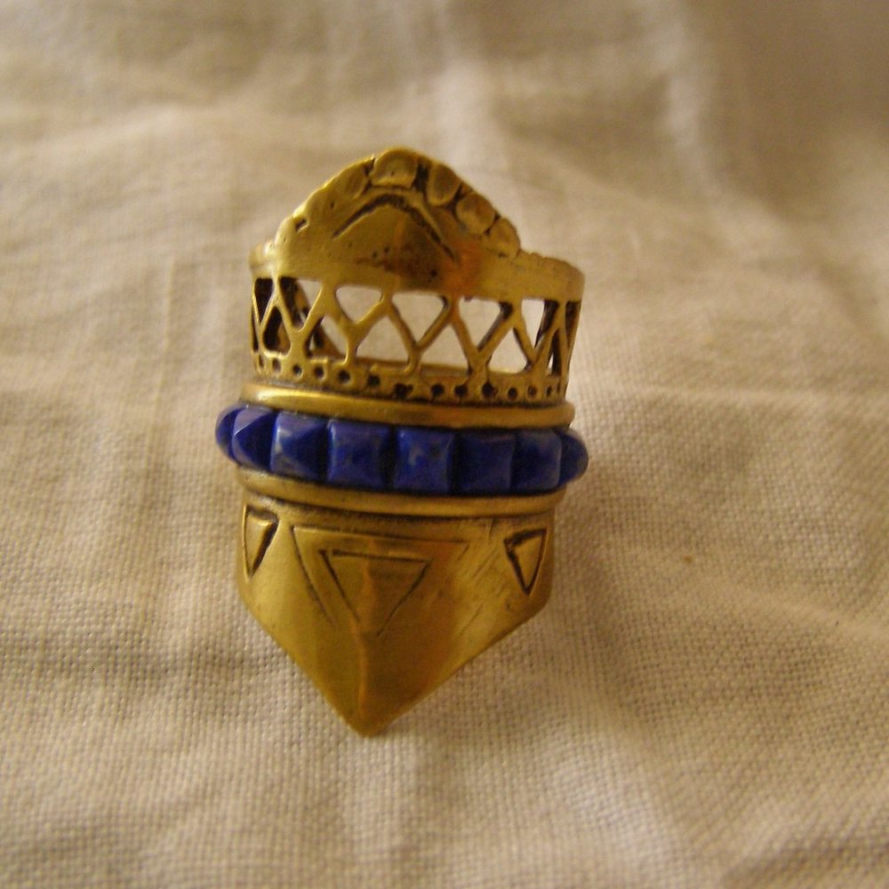 A Peace Treaty lapis Ring NEW Size 7
